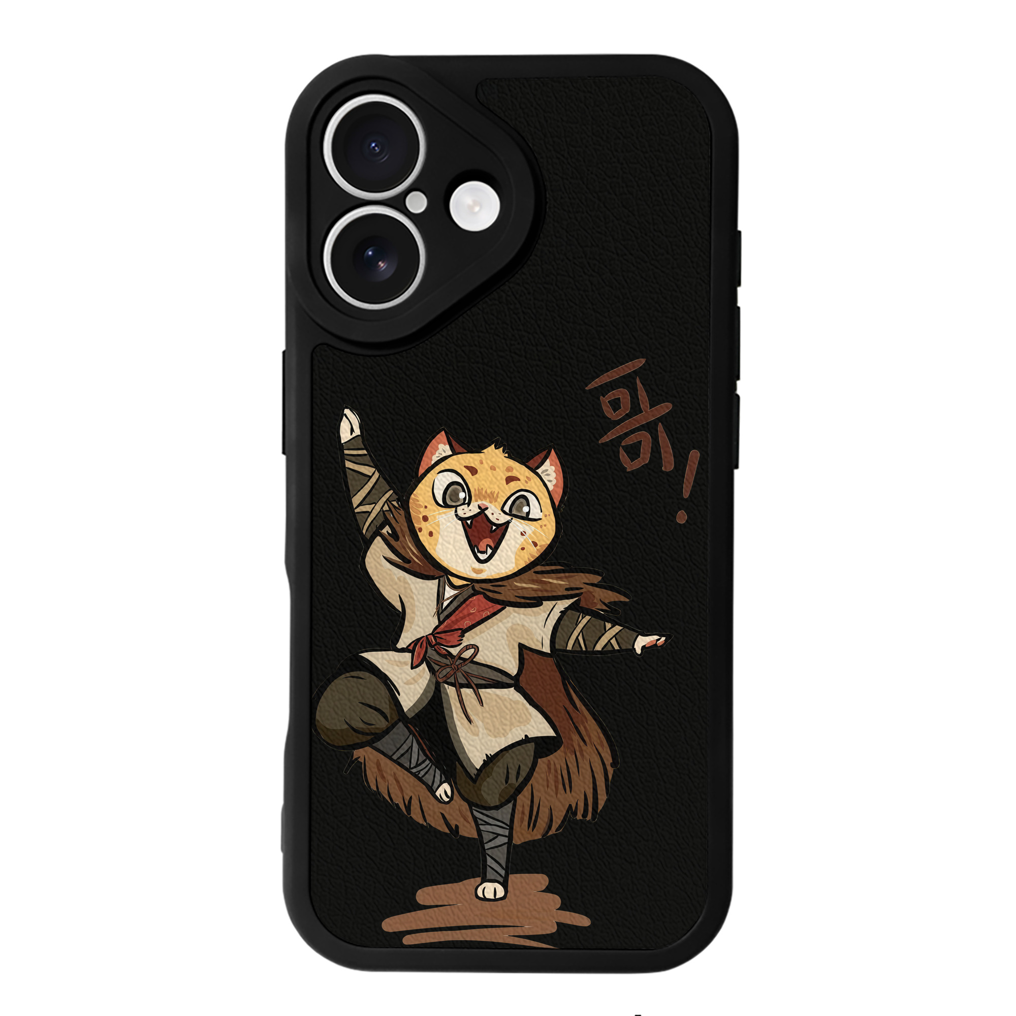 （画像用） Ne Zha 2 ナタ 魔童の大暴れ 【iPhone 16シリーズ対応】シリコンスマホケース（レザー調） 材質：シリコン